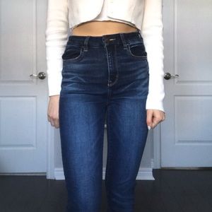 American Eagle high rise skinny jeans size 2